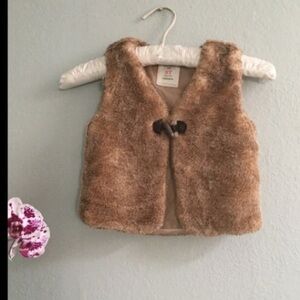 Girls Faux Fur Vest
